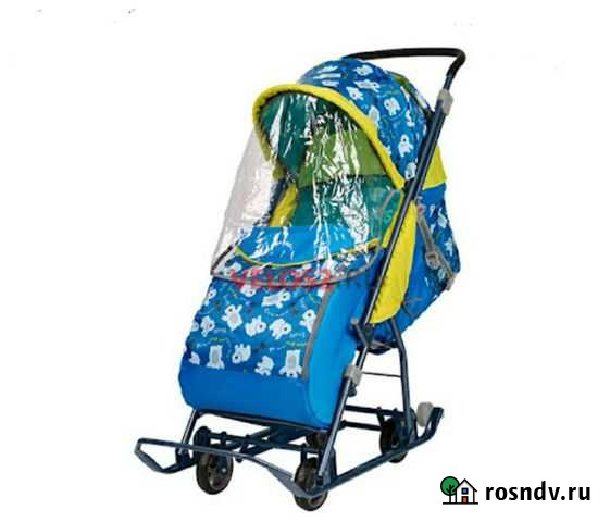 Санки коляска в хорошем состоянии Ржев - изображение 1