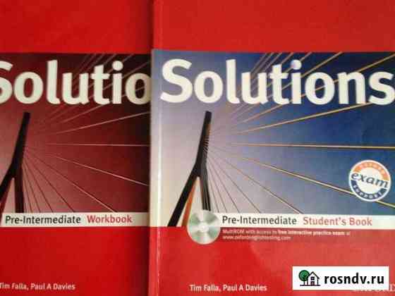 Учебник по английскому языку Solutions Pre-interme Стерлитамак
