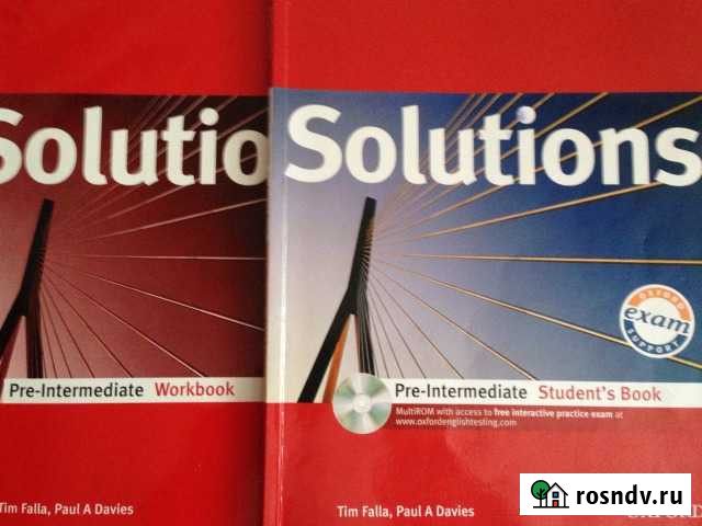 Учебник по английскому языку Solutions Pre-interme Стерлитамак - изображение 1