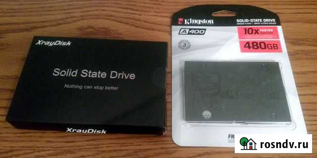 SSD SATA III диски: Kingston 480, XrayDisk 256 Ставрополь - изображение 1