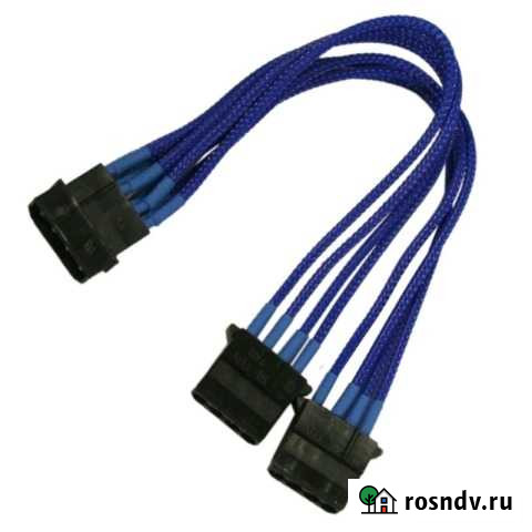 Разветвитель Nanoxia 4-pin molex в 2 х 4-pin molex Ирбит - изображение 1