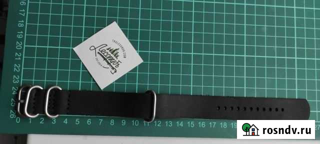 Ремешок для часов кожаный 22 мм Сосновый Бор - изображение 1