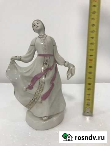 Фарфоровая статуэтка «Плясунья» клеймо Барановка 1 Сланцы - изображение 1