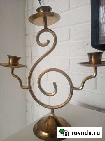 Подсвечник бронза СССР Ижевск - изображение 1