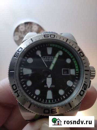 Продам симпатичный дайвер от Citizen на Eco-Drive Апатиты - изображение 1