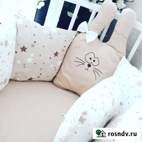 Бортики в кроватку Сатин Брянск - изображение 1