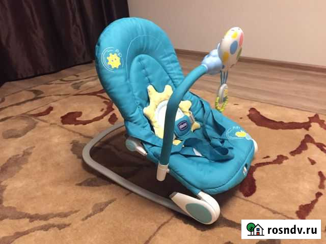 Креслице-качалка,шезлонг Chicco Ballon Turquise Тверь - изображение 1