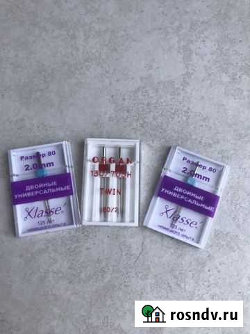 Иглы швейные двойные Сургут - изображение 1