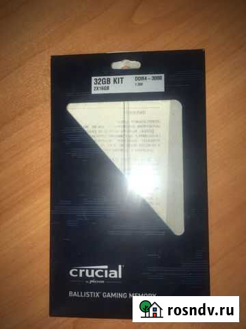 Оперативная память Crucial Ballistix DDR4 2x16Gb Вологда - изображение 1