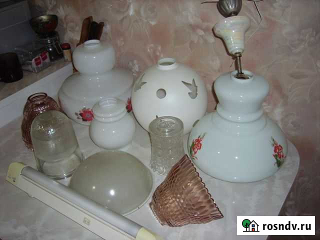 Плафоны,колпаки,люстра/кухня и светильник иэк Новомосковск - изображение 1