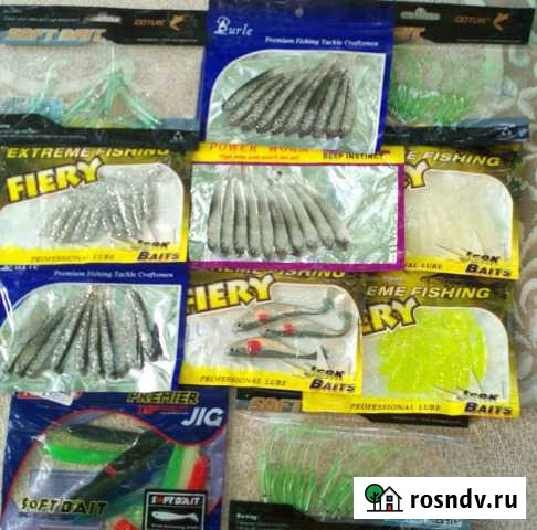 Набор мягких силиконовых приманок Новочеркасск - изображение 1
