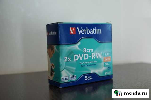 DVD+RW диск Verbatim 1.4Gb 2x slim 5 Ижевск - изображение 1