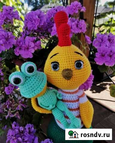 Вязаный петушок / цыпленок ручная работа Йошкар-Ола - изображение 1