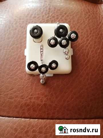 Серьги гвоздики керамические. Новые Магадан - изображение 1