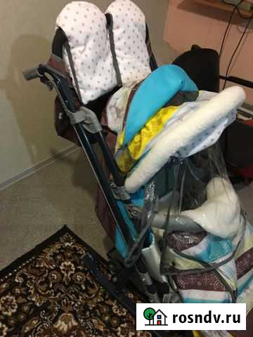 Санки коляска ника 7 3 Липецк - изображение 1
