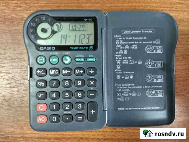 Casio Qa-100 Калькулятор, Часы, Таймер, Будильник Белгород - изображение 1