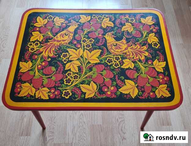 Детский столик с хохломской росписью Благовещенск - изображение 1