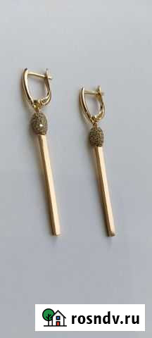Золотые серьги Новый Оскол - изображение 1