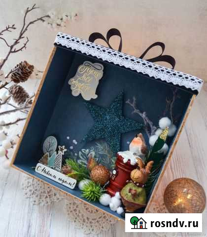 Открытка с объемными фигурками. Новый Год Ростов-на-Дону - изображение 1