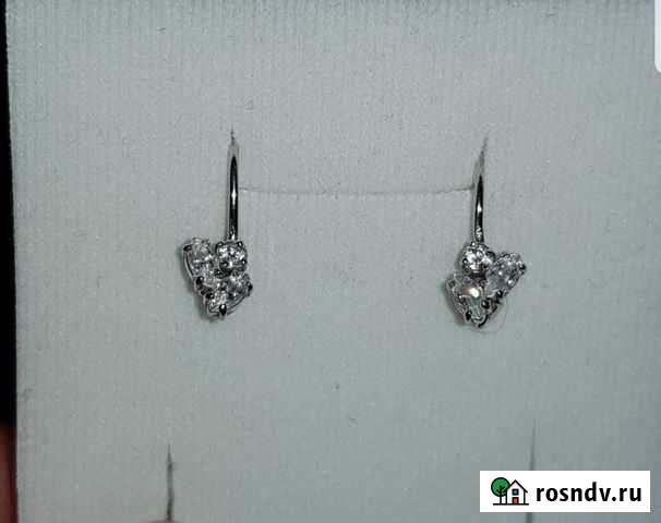 Серебряные серьги Советская Гавань - изображение 1