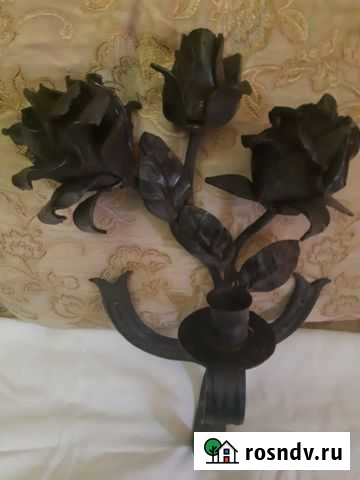 Винтажный подсвечник Розы (Ковка) Казань - изображение 1