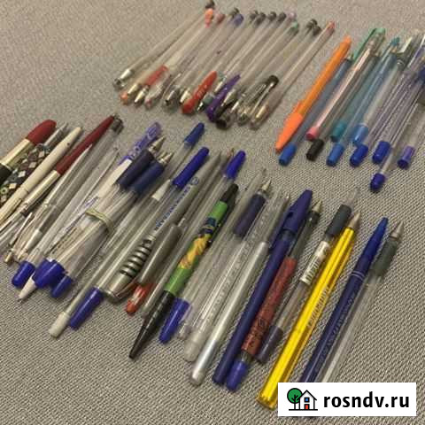 Ручки шариковые и гелевые цена за все без стержня Тюмень - изображение 1