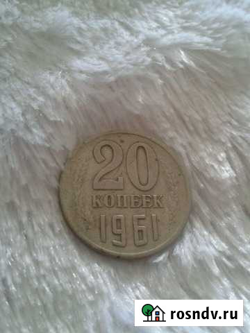 20 копеек 1961 год Дзержинск - изображение 1