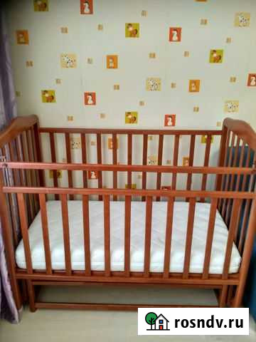 Детская кроватка с маятником Смоленск - изображение 1