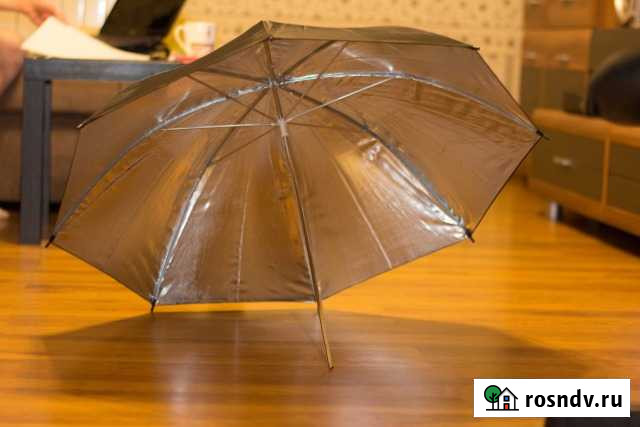 Фото/видео зонт 83см серебро отражение Набережные Челны - изображение 1