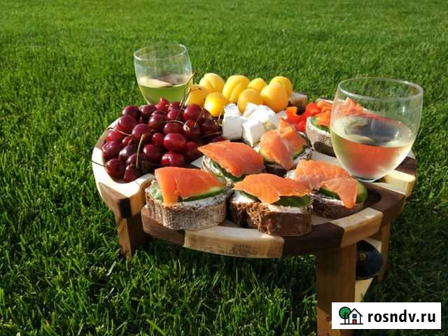 Складной винный столик (Подставка для вина) Владимир - изображение 1