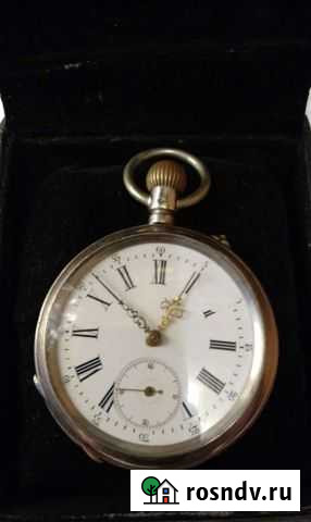 Часы карманные 19 век Серебро Боровск - изображение 1