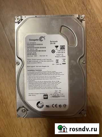 Жесткий диск SATA 250gb Омск - изображение 1