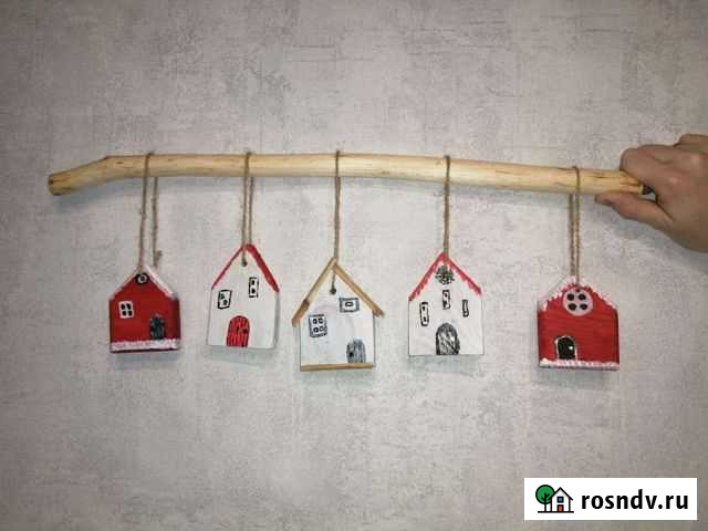 Домики на ёлку (набор 5 штук) Ижевск - изображение 1