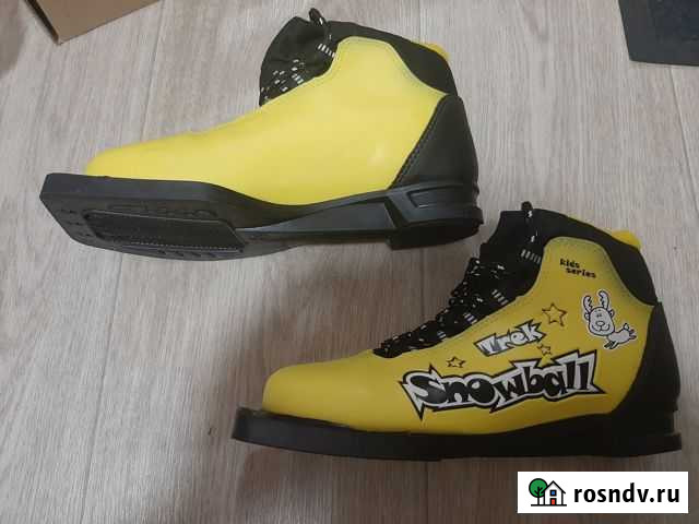 Лыжные ботинки, размер 34 Чебоксары - изображение 1