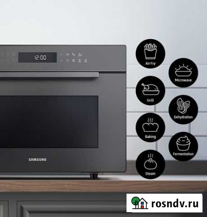 Духовка+свч/конв./гриль/пар Samsung HotBlast Уфа - изображение 1