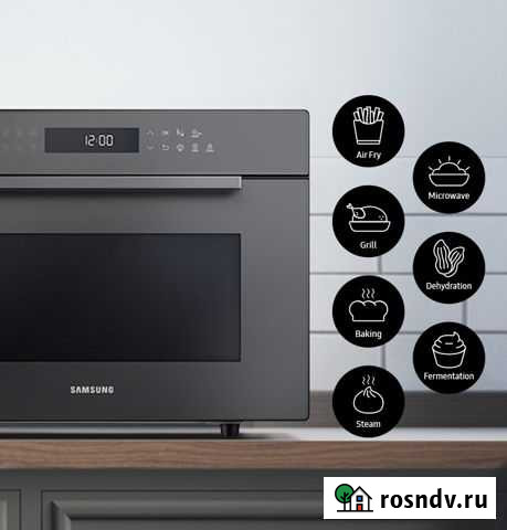 Духовка+свч/конв./гриль/пар Samsung HotBlast Уфа - изображение 1