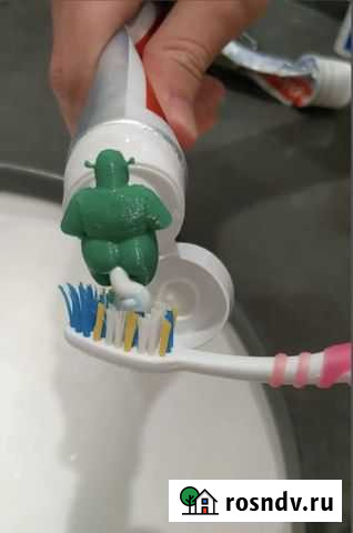 Насадка на зубную пасту шрек Ейск - изображение 1