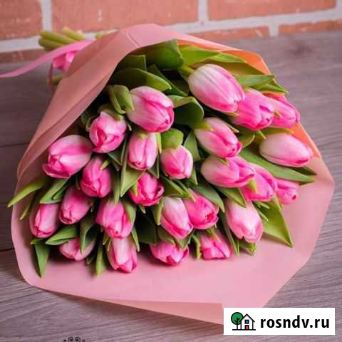 Заказ тюльпанов к 8 марта Строитель - изображение 1