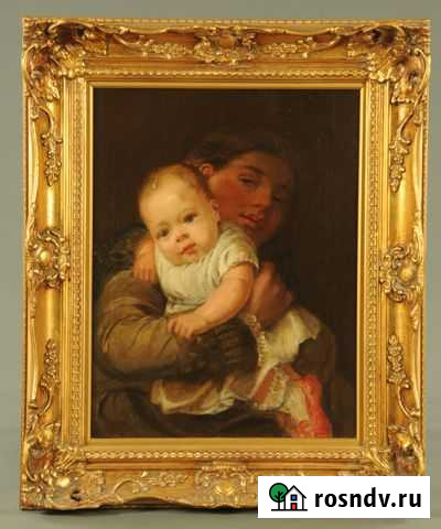 Картина, портрет, холст, масло, Англия, 19 век Пенза - изображение 1