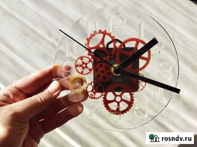 Настенные часы из ювелирной эпоксидной смолы Челябинск - изображение 1