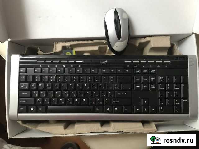 Беспроводная клавиатура + мышь Genius Slimstar 600 Тула - изображение 1