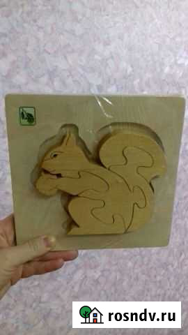 Пазл для детей из дерева(дуб),ручной работы Саратов - изображение 1