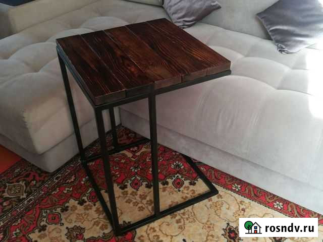 Стол журнальный в стиле лофт Магнитогорск - изображение 1