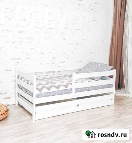 Десткая кровать массив берёзы Челябинск - изображение 1