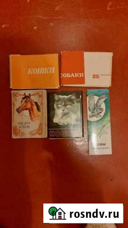 Советские открытки СССР наборы кошки собаки лошади Выборг - изображение 1