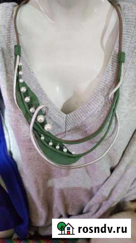 Колье из кожи Ландыш Муром - изображение 1