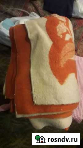 Одеяло шерстяное СССР в отл сост Тихорецк - изображение 1