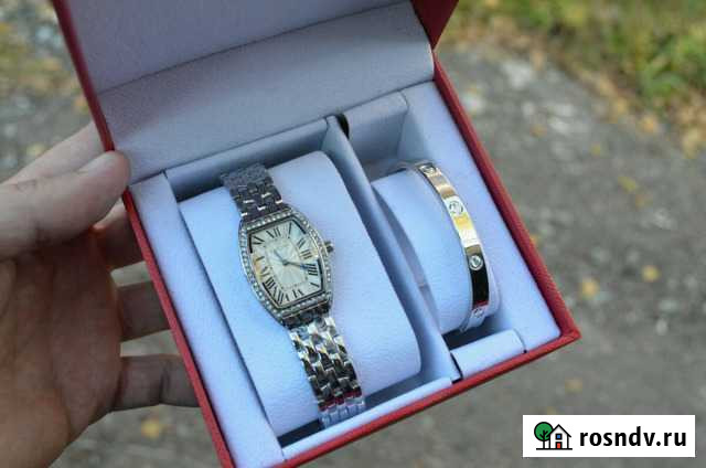 Женский комплект (часы+браслет) Иркутск - изображение 1