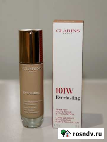 Тональный Clarins Everlasting, новый, 101w Михайловка - изображение 1