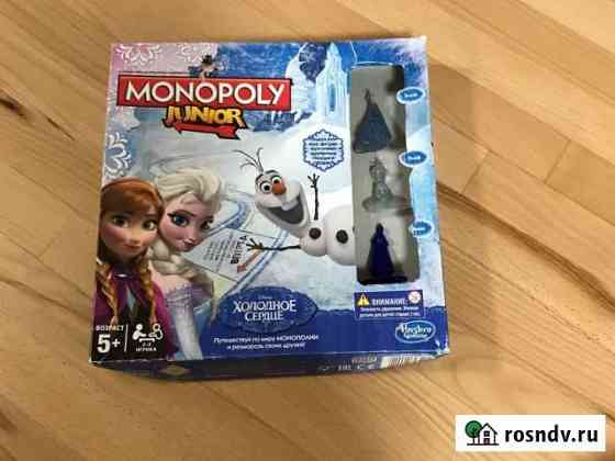 Monopoly junior disney холодное сердце Сыктывкар